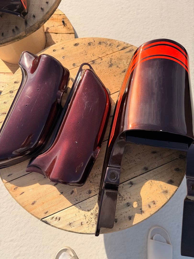 z1 z2 火の玉　ドレミコレクション　外装4点セット　カワサキ　エンブレム付き