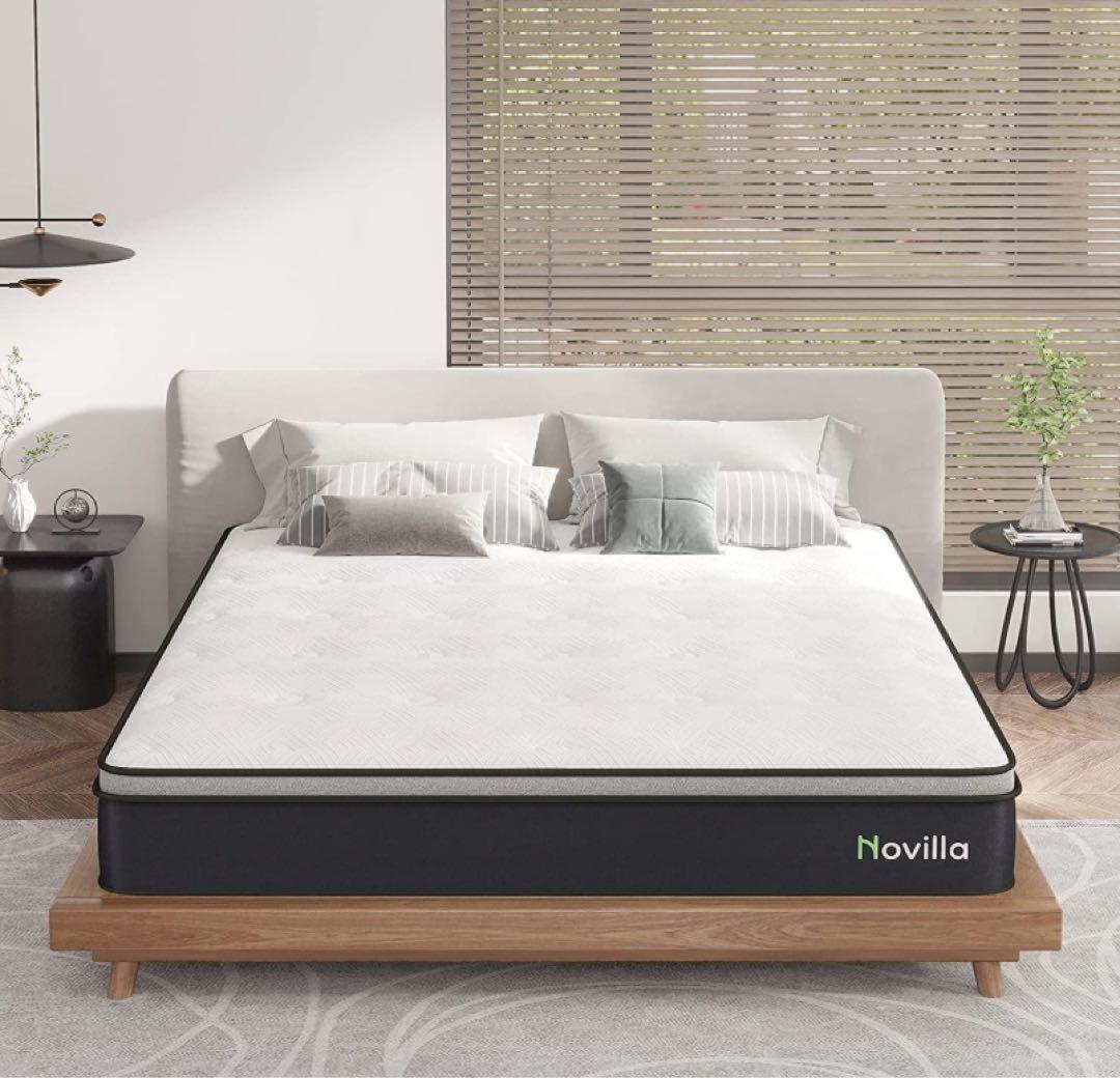 マットレス クイーン ポケットコイル 24cm メモリーフォーム9層構造 高反発