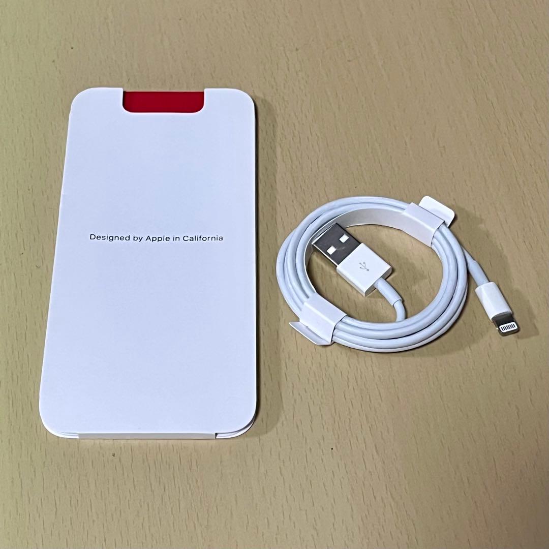 美品 iPhone11 64GB レッド　純正新品ライトニングケーブル付き