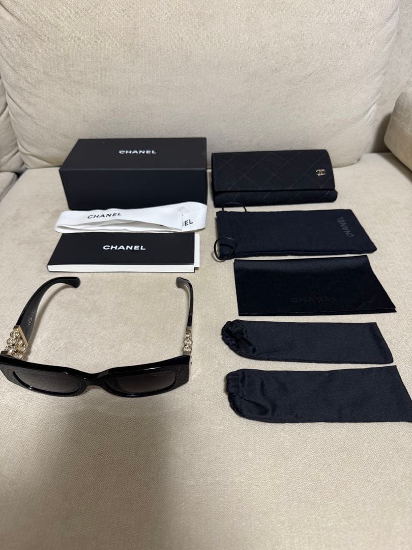 国内完売 シャネル サングラス オーバル シェイプ アイウェア