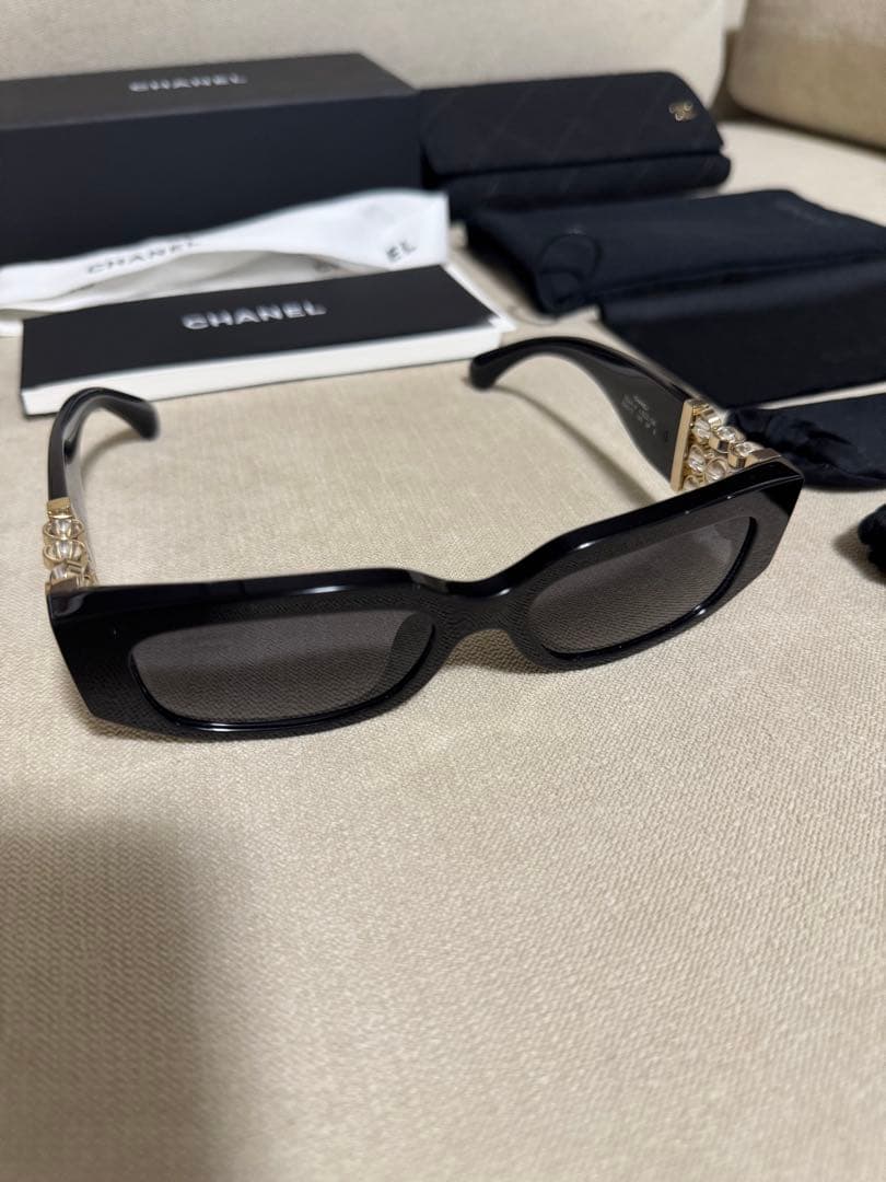 国内完売 シャネル サングラス オーバル シェイプ アイウェア
