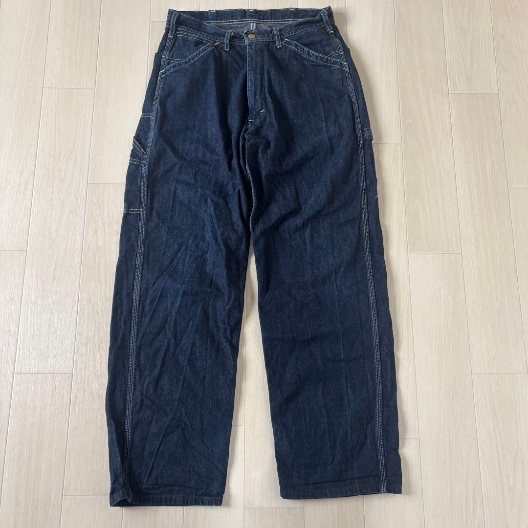LEE デニム ワイドペインターパンツ　LM7288 日本製 Mサイズ　デニム