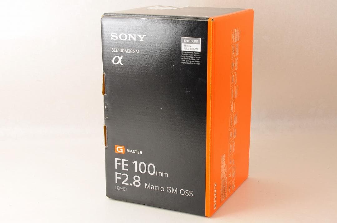 新品未使用 SONY FE 100mm F2.8 Macro GM OSS