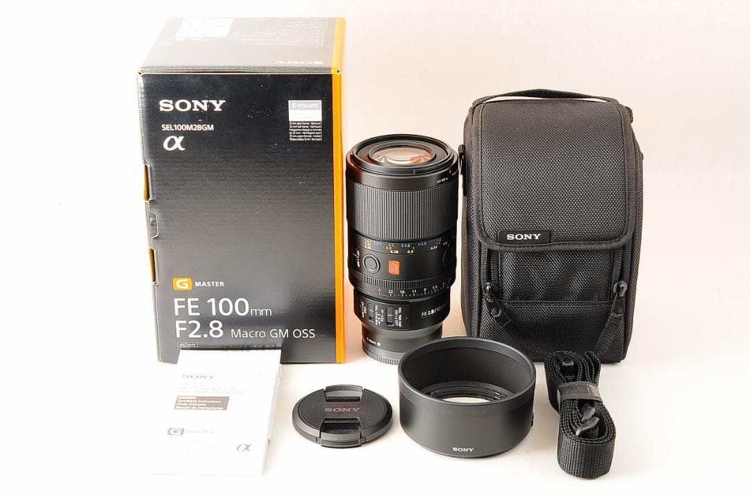新品未使用 SONY FE 100mm F2.8 Macro GM OSS
