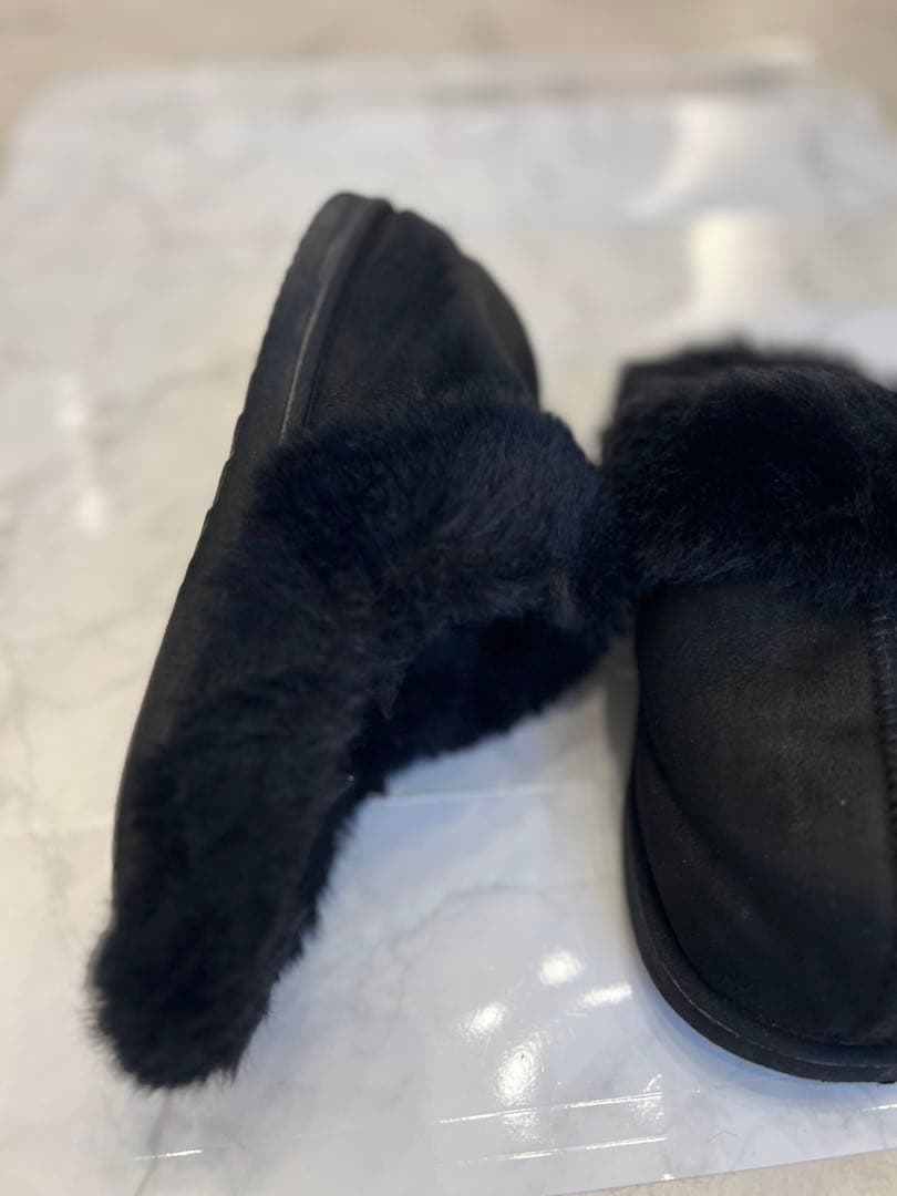 ラクバキ　Racbaki　ファーサボ　黒　ブラック　L 24〜25cm