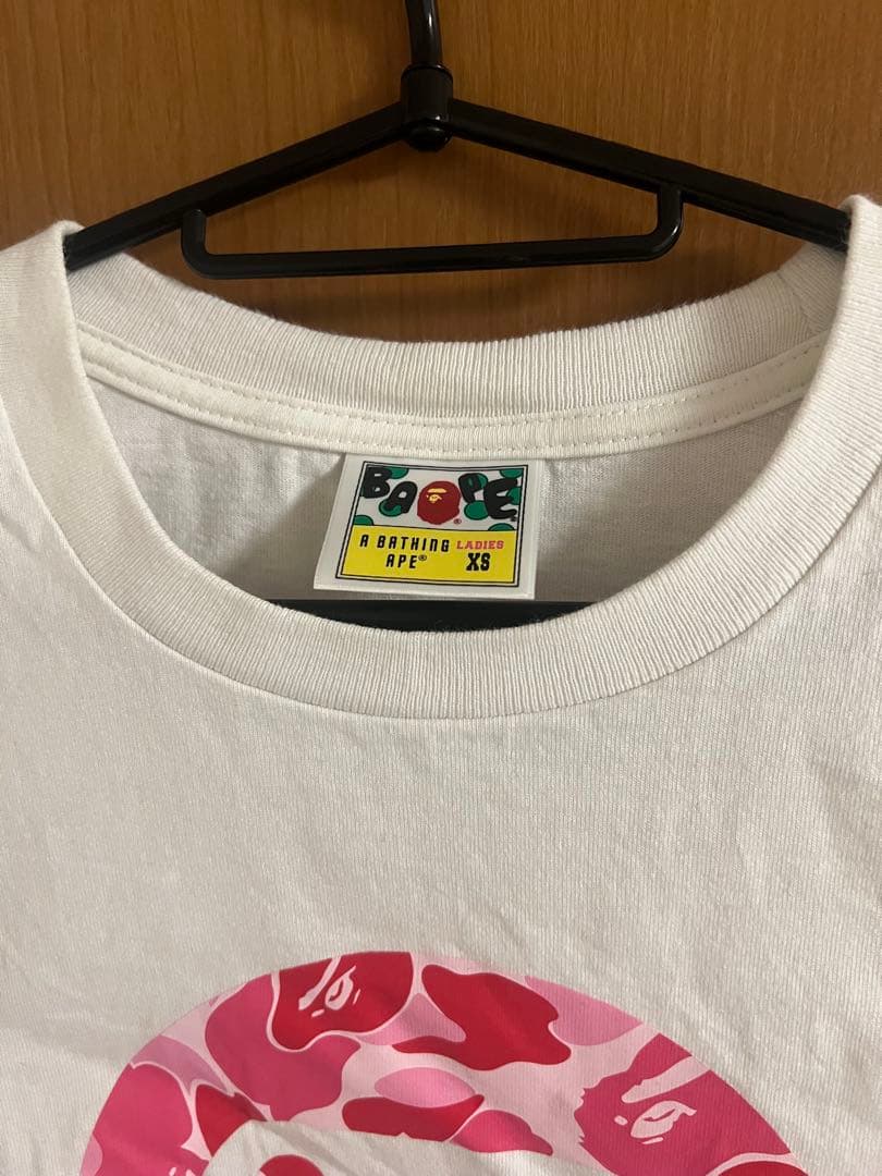 A BATHING APE カモフラTシャツ　BABY MILO® TシャツXS