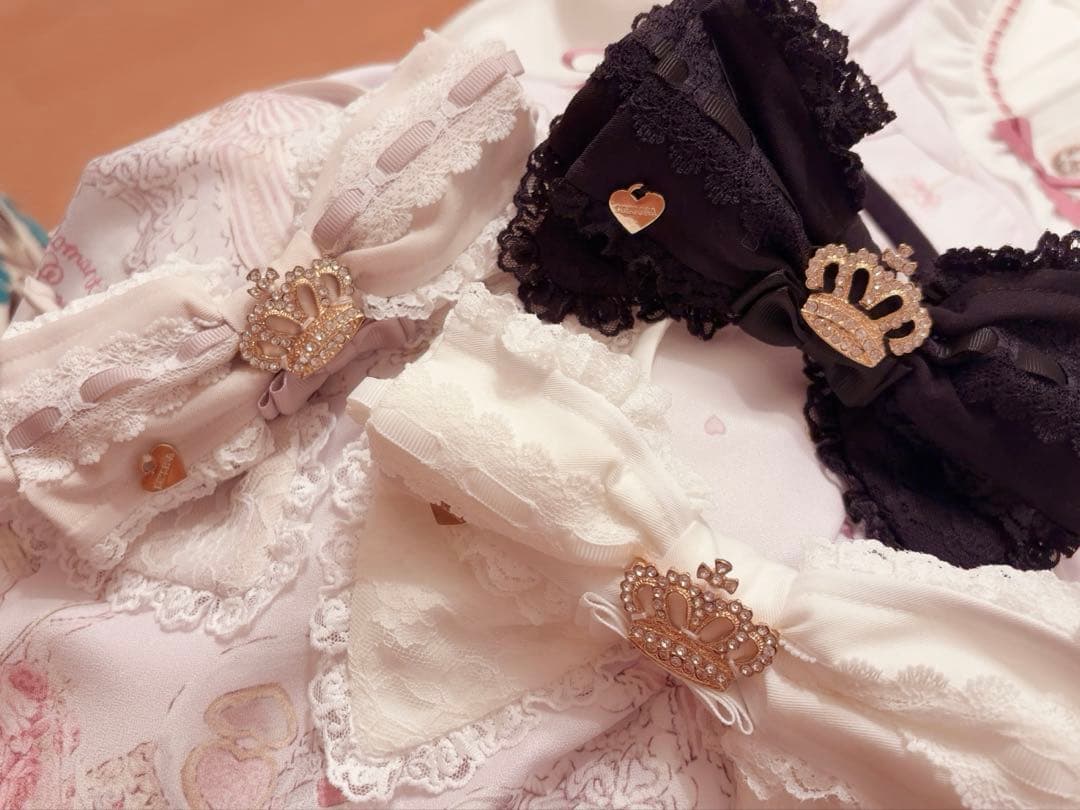 リズリサ ドーリーレースリボンカチューシャ 全色セット