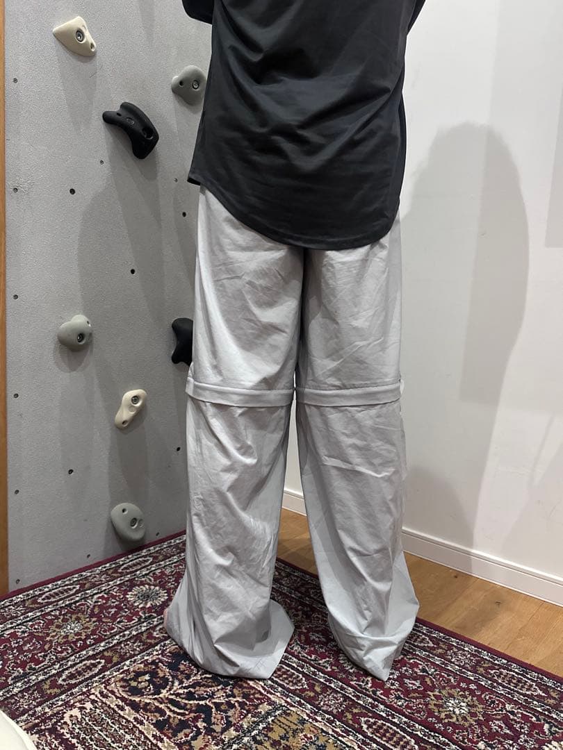 adidasAdileniumオーバーサイズジップオフトラックパンツMアディダス