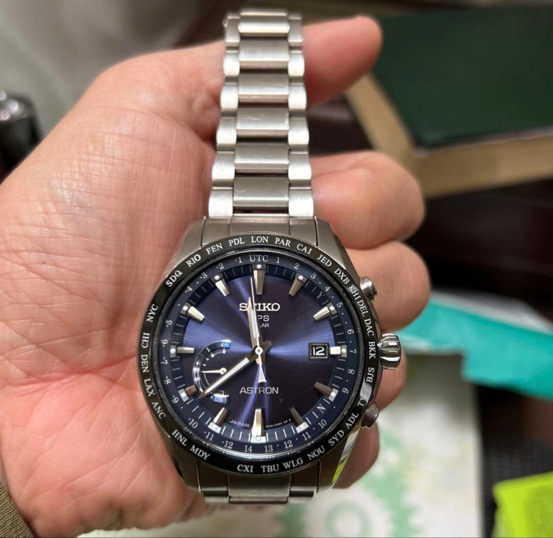 SEIKO セイコー/ASTRON/ソーラー電波/SBXB109/チタン