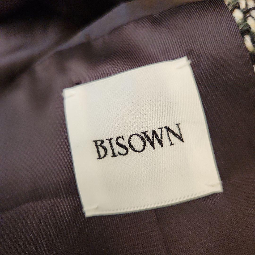ビソウン　BISOWN MIX TWEED JACKET