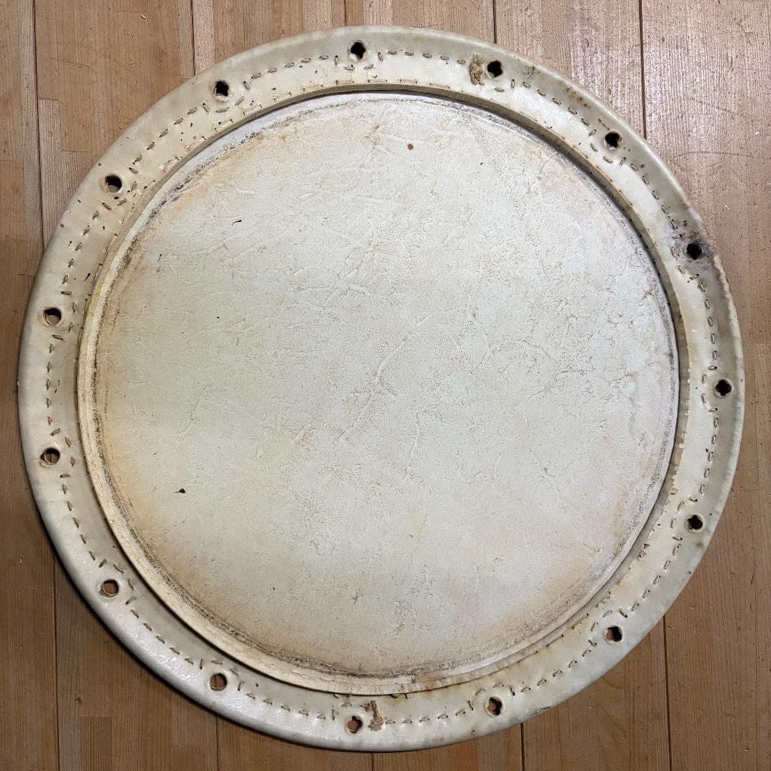 ひ*み様 桶胴太鼓 革 約2尺1寸(直径63.5cm)15穴