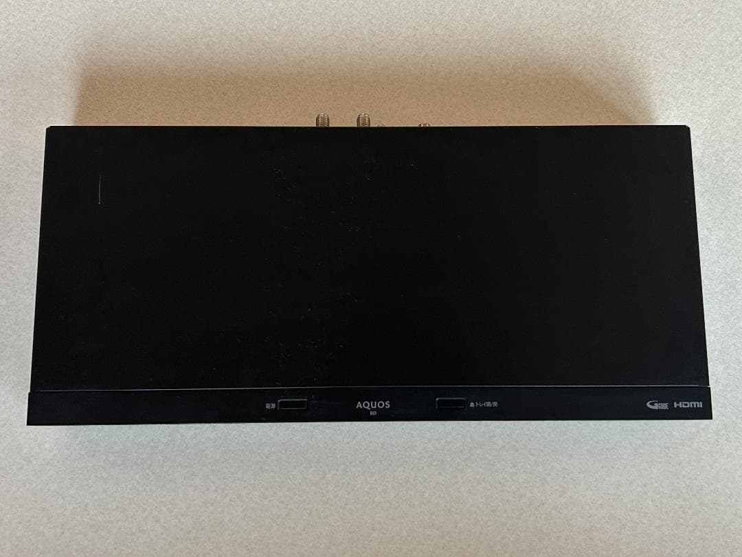 AQUOS BD-NT1000 ブルーレイレコーダー 2017年製