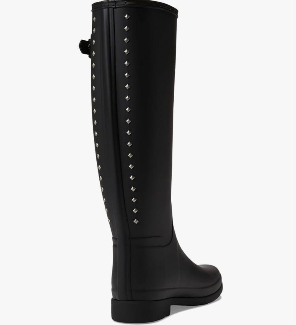 ハンター　長靴　レインシューズ　スタッズ 23cm