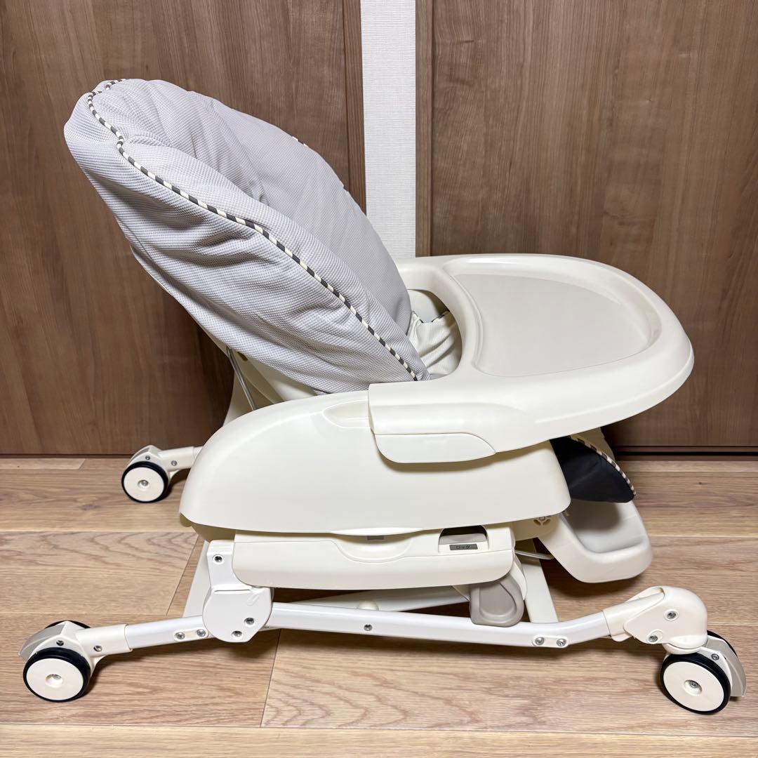 極美品✨コンビ ハイローチェア ネムリラ FF セサミグレー 手動 リバーシブル