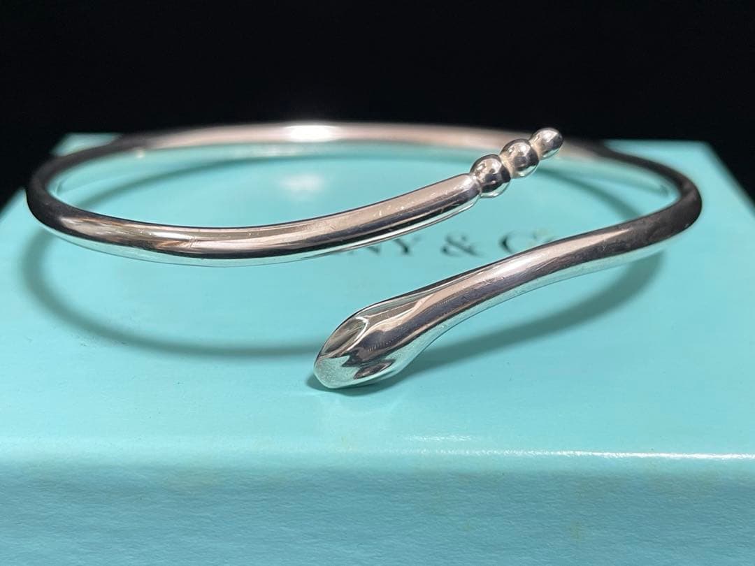 ティファニー　スネークバングル　蛇ブレスレット