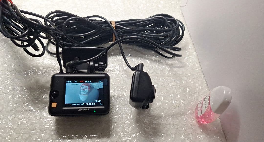 コムテック 小型 ドライブレコーダー ZDR-043 動作良好 美品