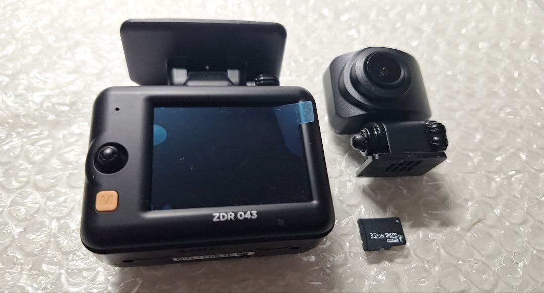 コムテック 小型 ドライブレコーダー ZDR-043 動作良好 美品