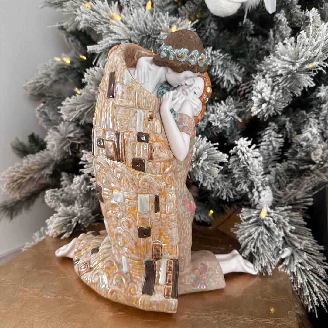 最終価格✨レア度Max Lladro リヤドロ　クリムトの接吻　廃盤品
