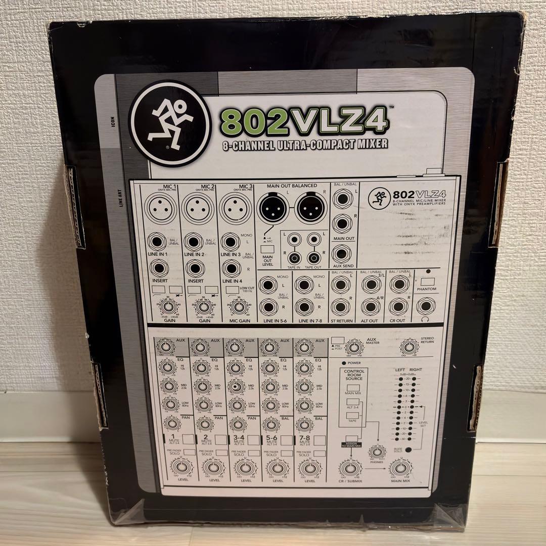 necoc MACKIE 802VLZ4 アナログミキサー 箱付き