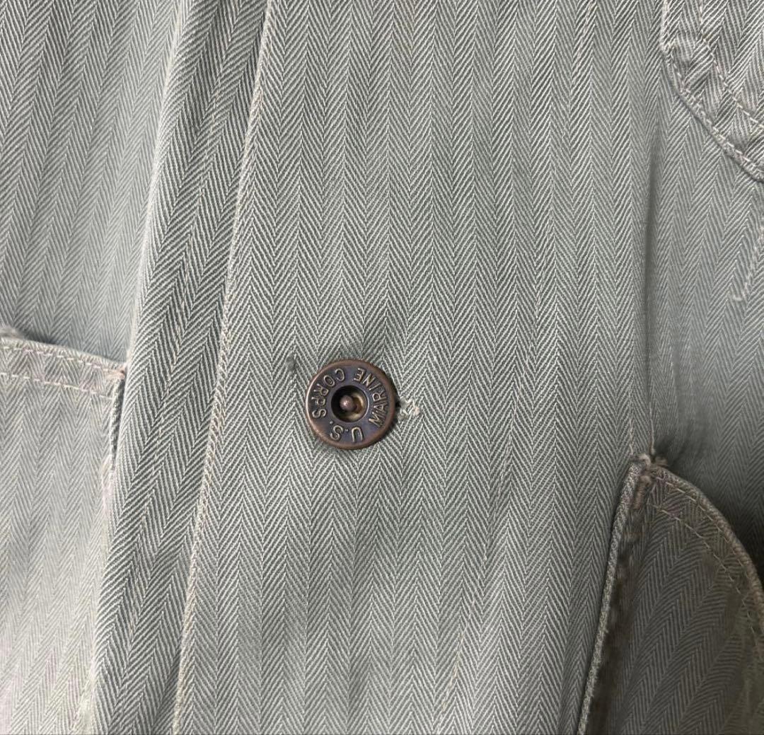 実物　USMC 40s ヘリンボーンジャケット　p-41 p-44 ハルキの古着