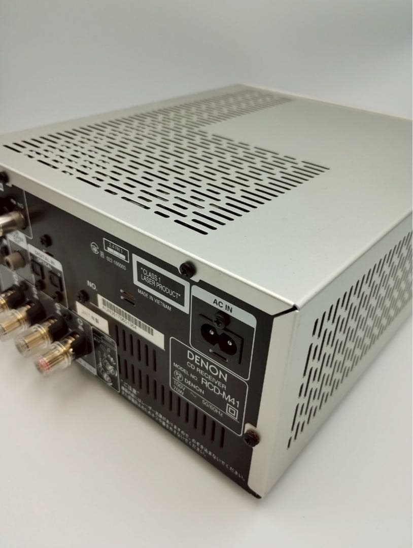 【ジャンク品】DENON RCD-M41 コンパクトオーディオ機器 シルバー