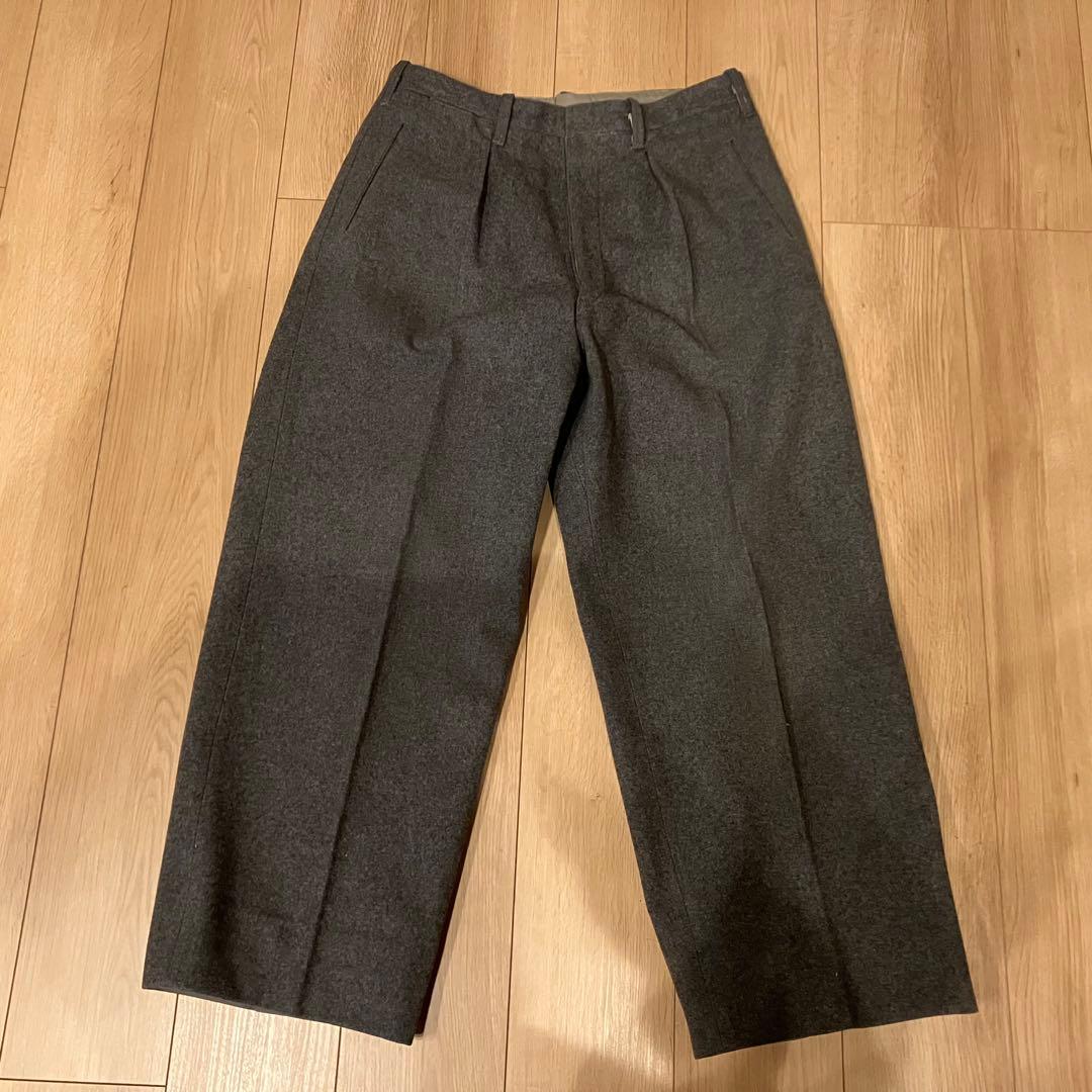 50s 60sデンマーク軍　ウールパンツ　スラックス　モールスキン