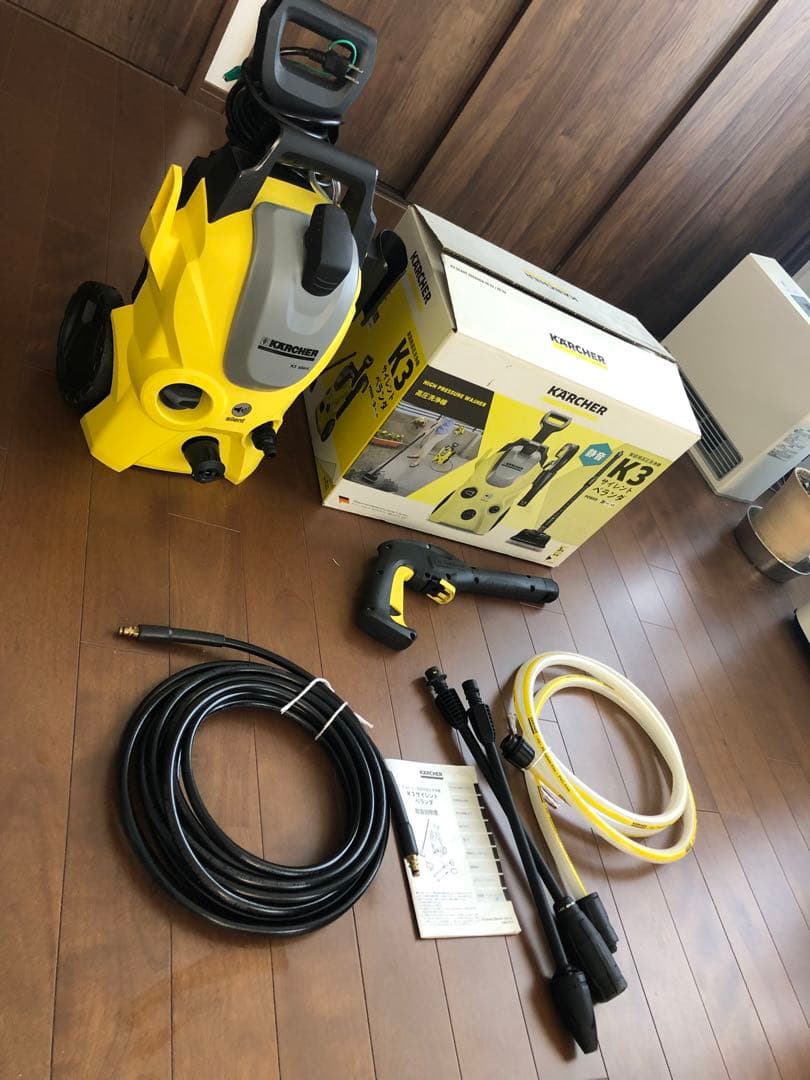 美品KARCHER ケルヒャーK3 サイレント高圧洗浄機本体