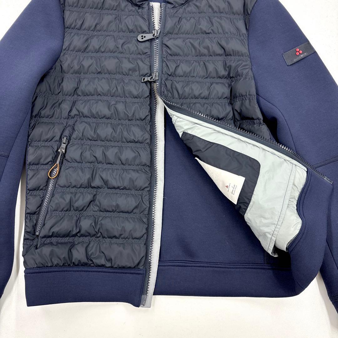 PEUTEREY 異素材切替 ハイブリッドダウンジャケット ダウン90% メンズ