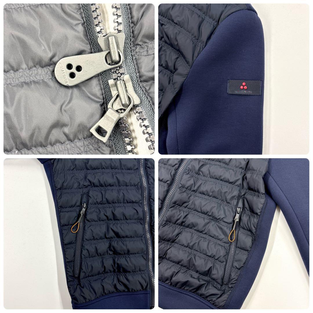 PEUTEREY 異素材切替 ハイブリッドダウンジャケット ダウン90% メンズ