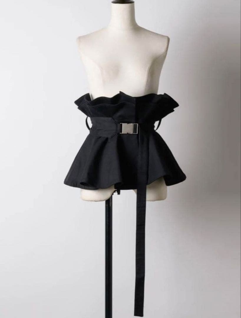 【未使用タグ付】LA BELLE ETUDE サークルフレアボリュームベルト