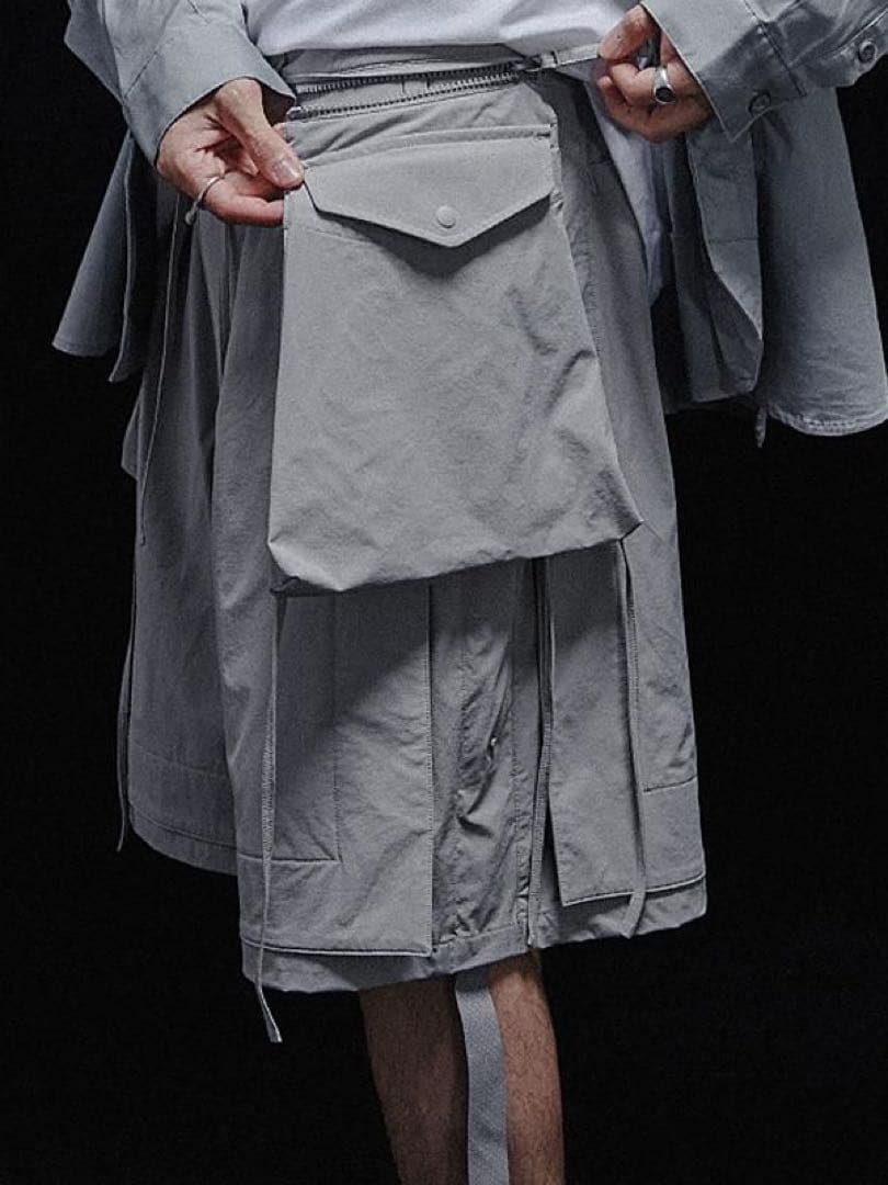 GOOPiMADE “DUET“ R-shield Strap Shorts