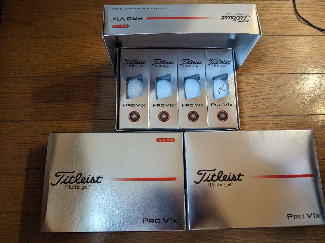新品最安値！Titleist Pro V1x ゴルフボール 3ダース