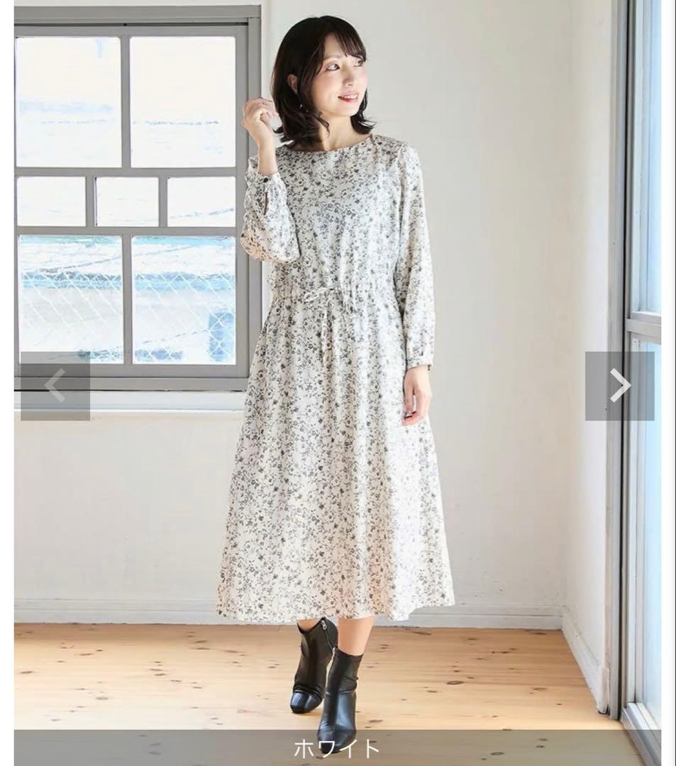 美品★モーハウス　日本製　授乳用ワンピース