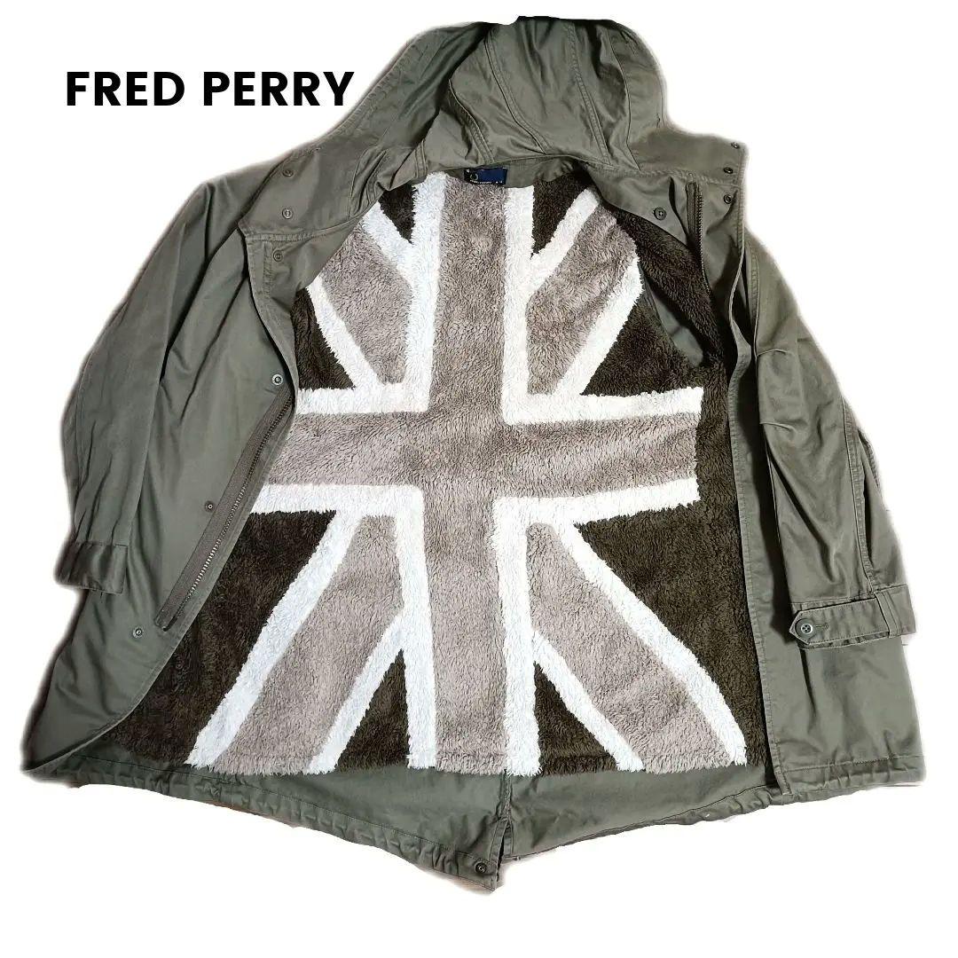美品☆即日発送　フレッドペリー ユニオンジャック ライナー モッズコート M