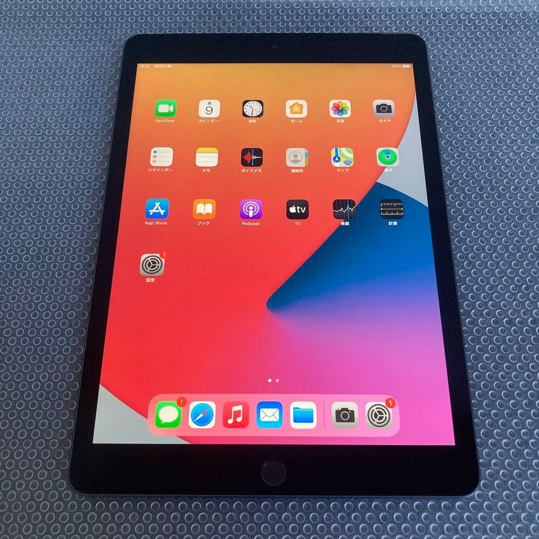 3745【早い者勝ち】美品☆電池最良好☆iPad8第8世代32GB SIMフリー