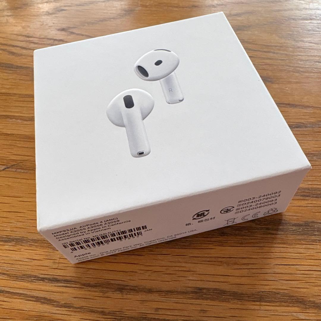 ★新品未使用未開封★保証残あり★AirPods 4 MXP93J/A