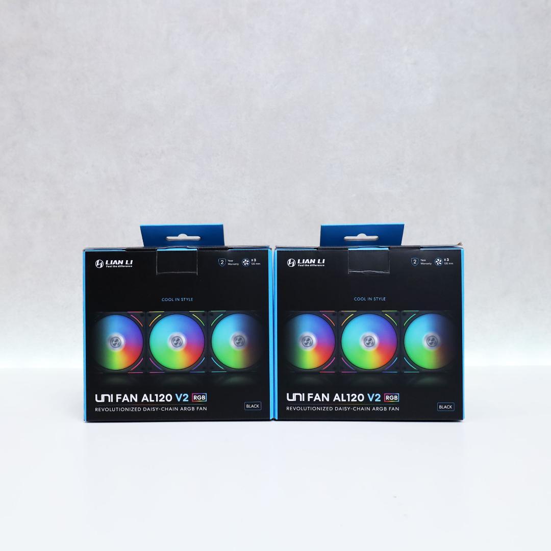 LIAN LI UNI FAN AL120 V2 BK 3個入×3個　⑦
