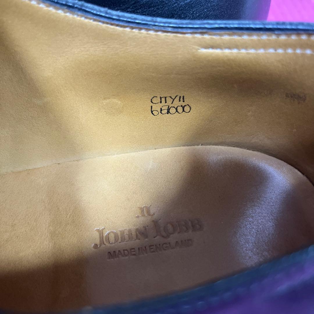 ジョンロブ　シティ2　黒　6E　美品