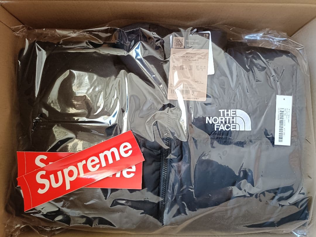 トップス Supreme x TNF Split Nuptse Jacket
