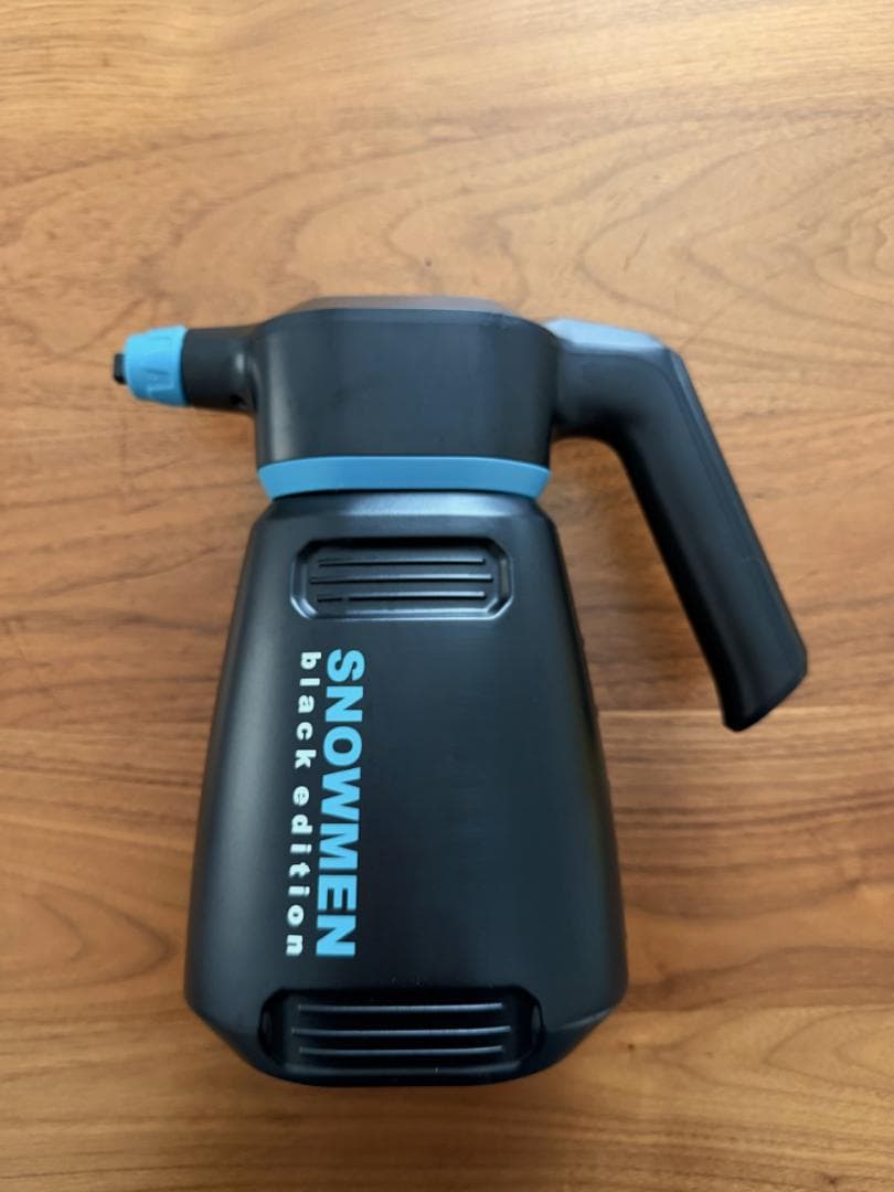 ながら洗車 スノーメンブラック 泡洗車用 電動フォームガン