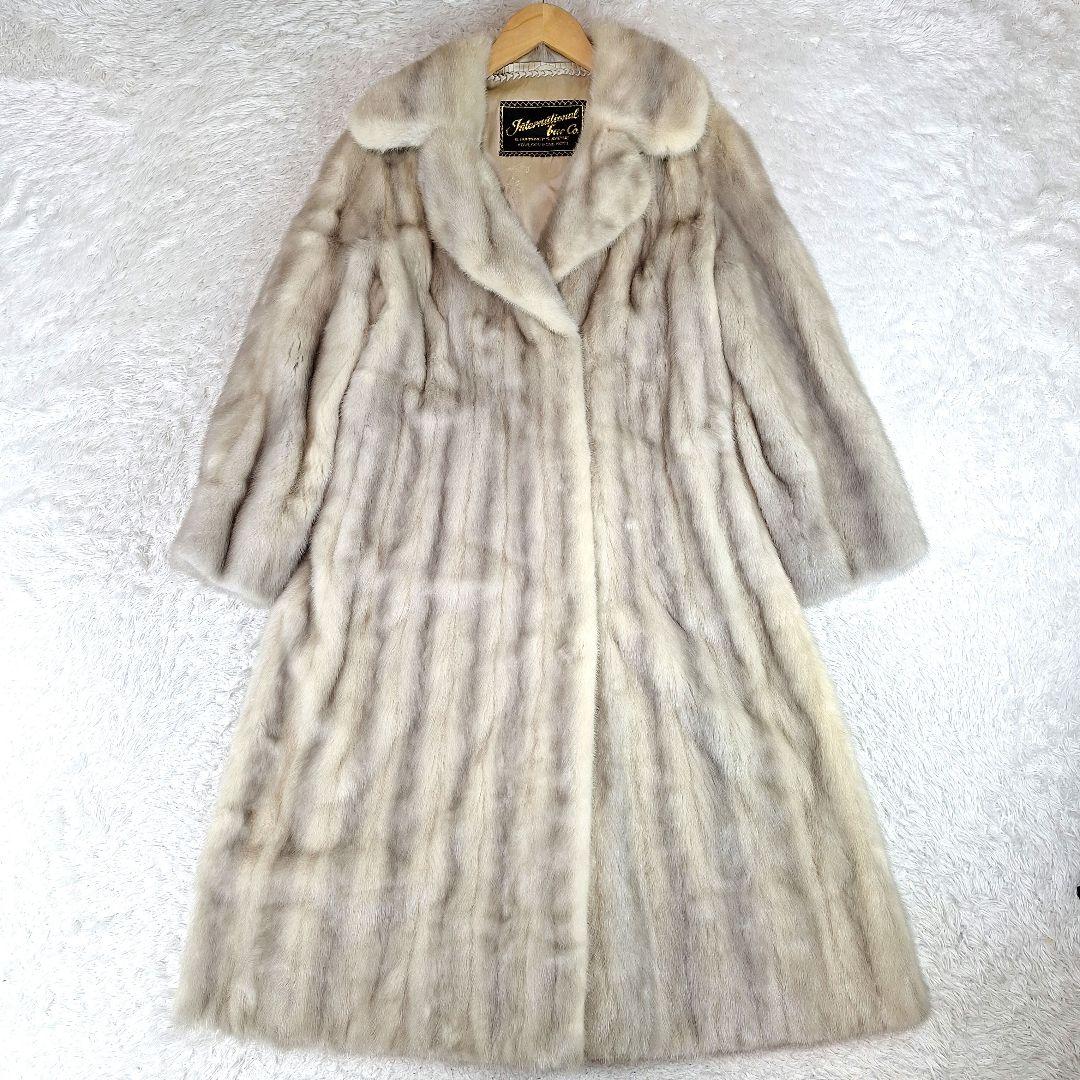 International Far サファイアミンク　ロングコート　2XL