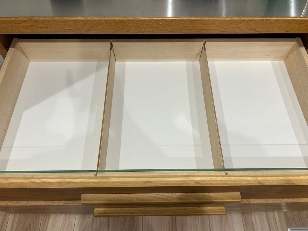 【美品】日本製 食器棚 キッチンカウンター 幅120 東馬HAUTA