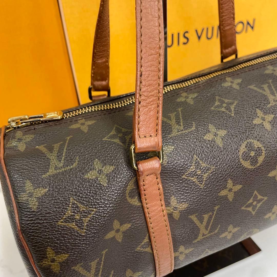 美品 LOUISVUITTON バッグ パピヨン３０ モノグラム ドラムバッグ