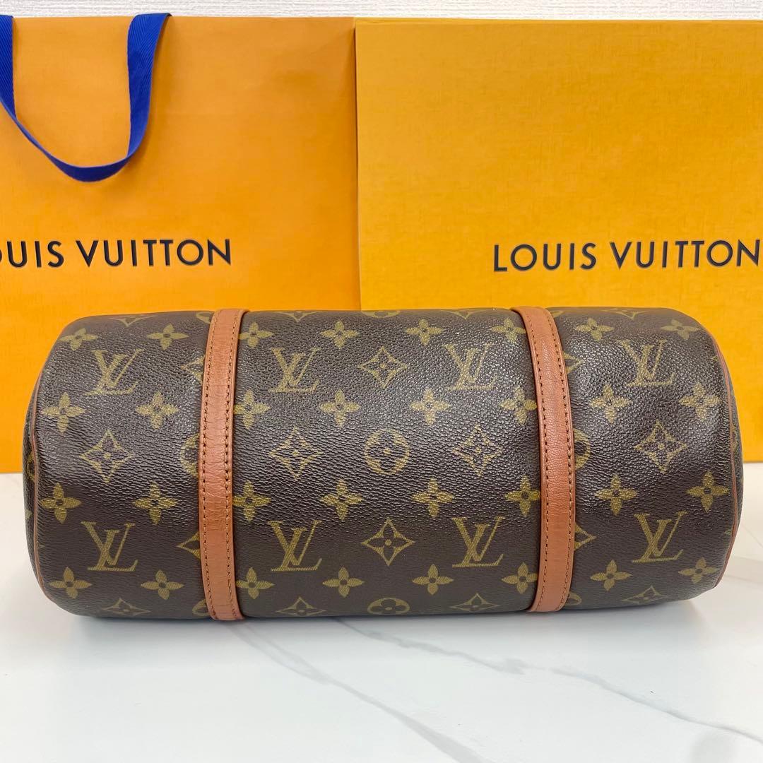 美品 LOUISVUITTON バッグ パピヨン３０ モノグラム ドラムバッグ