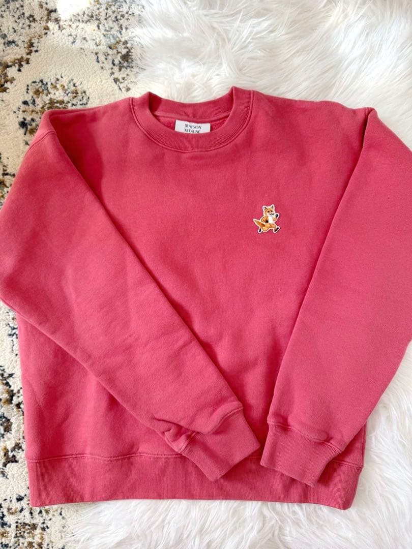 MAISON KITSUNE メゾンキツネ✧✧✧ピンク スウェット S
