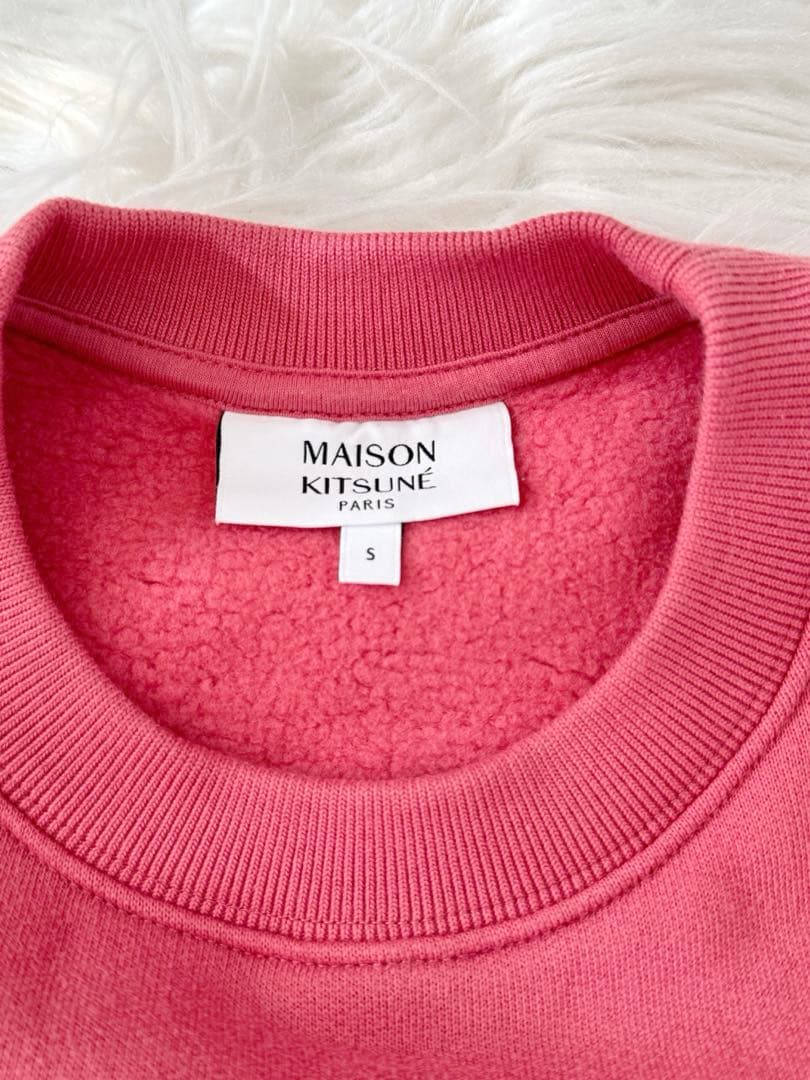 MAISON KITSUNE メゾンキツネ✧✧✧ピンク スウェット S