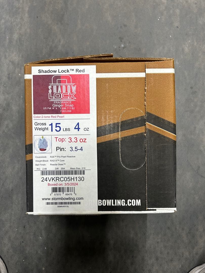 【新品未使用】シャドウロックレッド 15ポンド