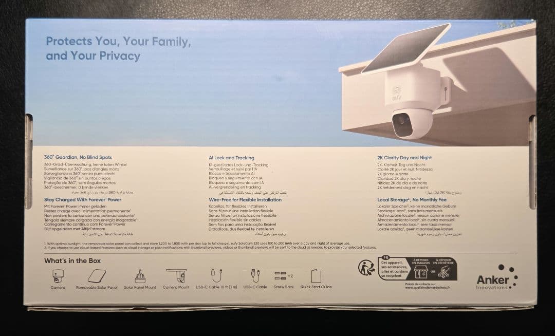 新品未開封 Anker eufy SoloCam E30 2K 防犯カメラ