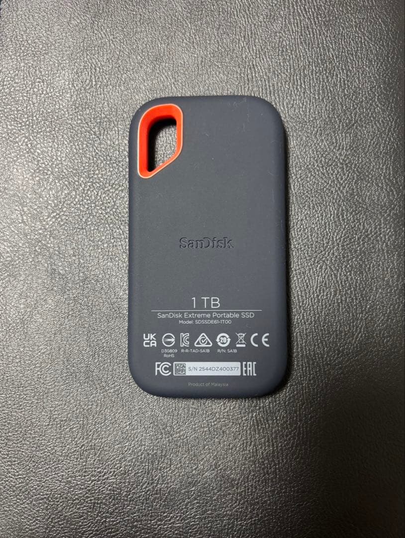 美品SanDisk Extreme Portable SSD 1TB