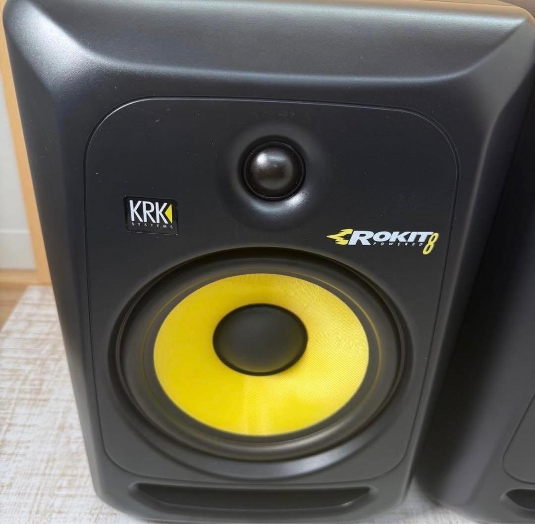 KRK Rokit 8 スタジオモニタースピーカー　両方